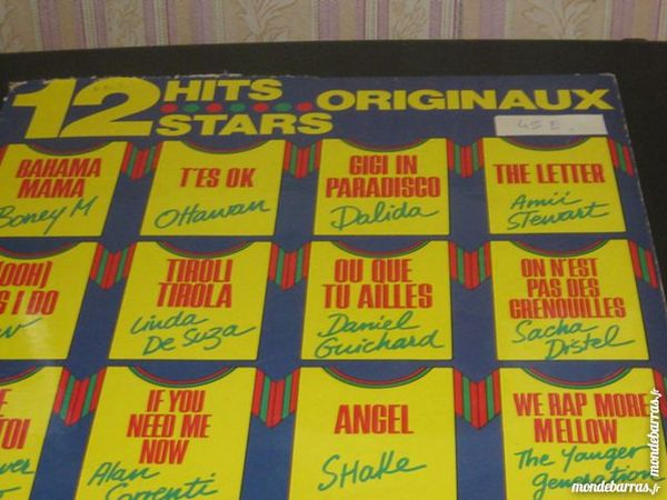 12 hits stars originaux tr�s bon �tat 15 Gennevilliers (92)