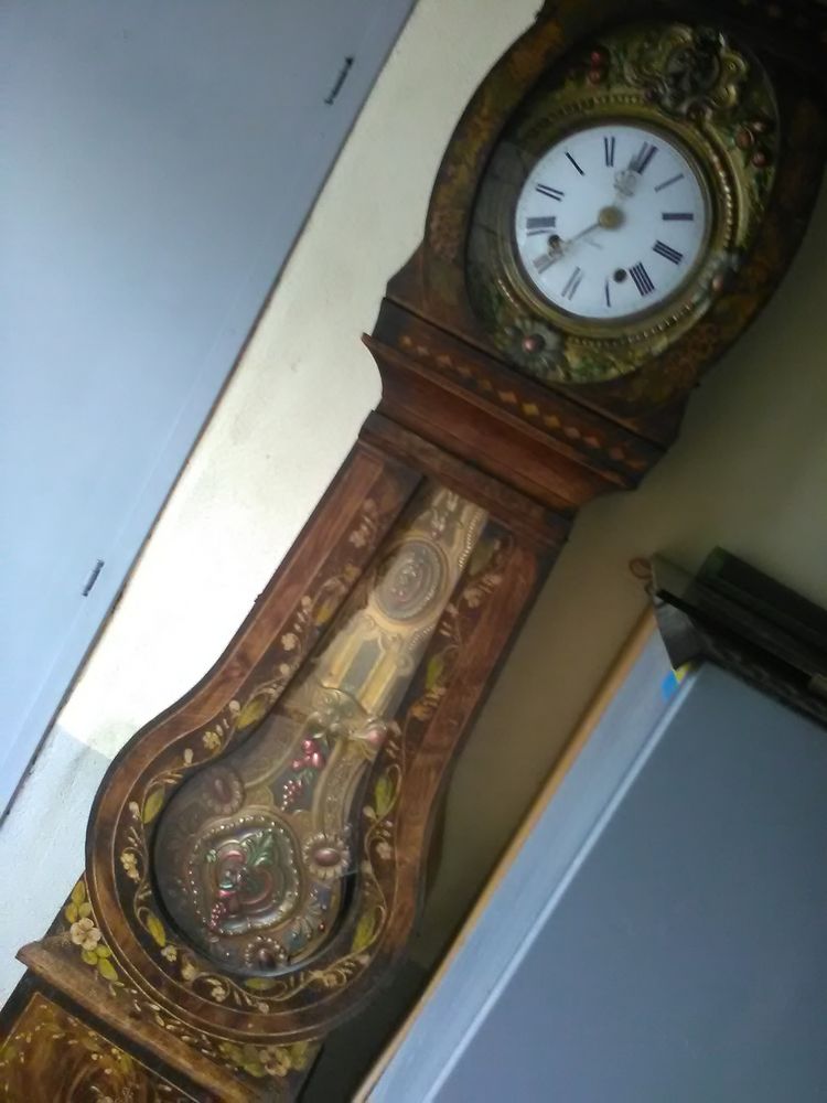 Horloge comtoise ancienne 550 Chappes (63)