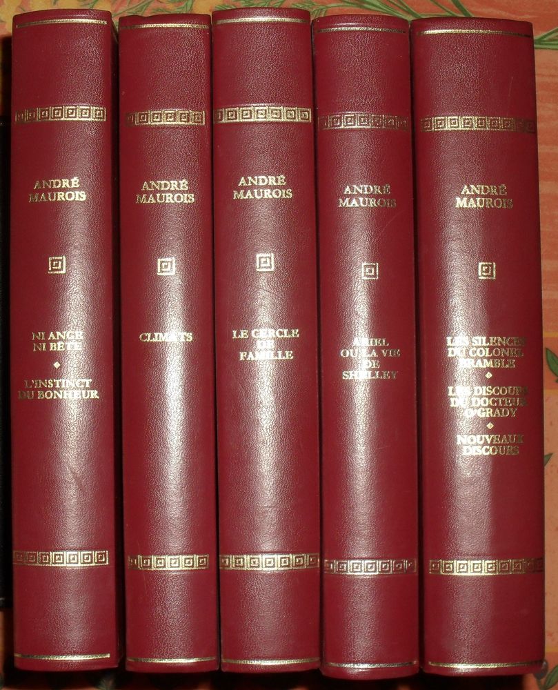  Les Immortels Chefs-d'Oeuvre  Maurois Andr� 5 volumes 50 Montreuil (93)