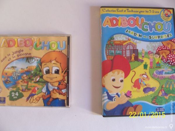 JEUX DE PC/MAC LES 2 ADIBOUDCHOU 2/4ANS +++++++++ 15 Les �glisottes-et-Chalaures (33)