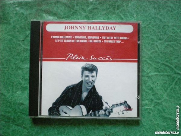 CD  Johnny Hallyday � plein succ�s � 10 Saleilles (66)
