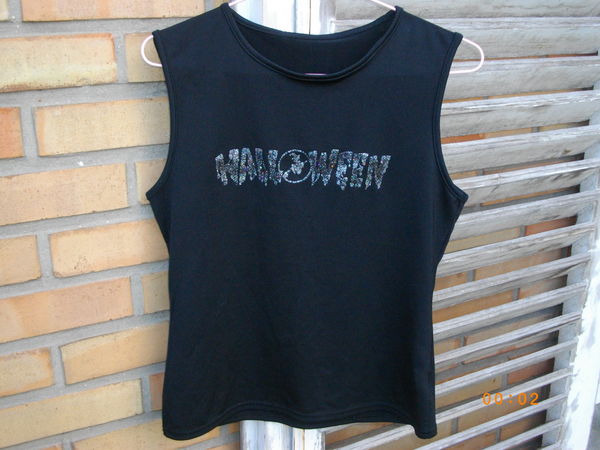 joli tee shirt sp�cial halloween neuf noir sans manche T 3 5 Dunkerque (59)