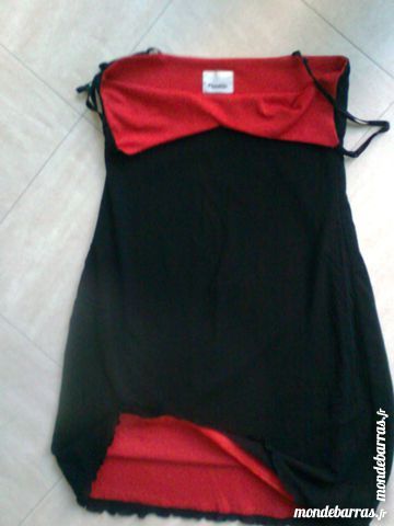 jolie petite ROBE noire et rouge - 36 - zoe 5 Martigues (13)