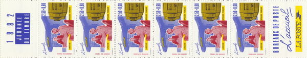 Journ�e du Timbre Carnet Ann�e 1992 France NEUF
2 Aubin (12)