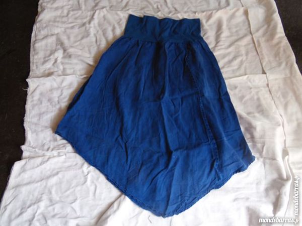 jupe asym�trique bleu t36 4 La Grand-Combe (30)
