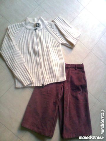 jupe culotte - gilet/cardigan - 10 ans - zoe 4 Martigues (13)