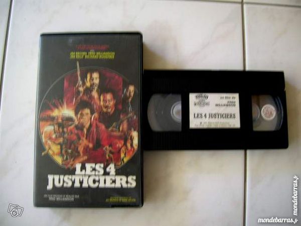 K7 VHS LES 4 JUSTICIERS - Blaxploitation Film 6 Nantes (44)