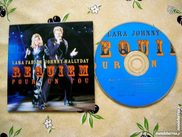 CD LARA FABIAN/JOHNNY HALLYDAY Requiem pour un fou 8 Nantes (44)