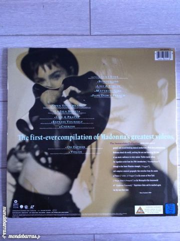 Laser Disc Madonna - CDV 10 Nice (06)