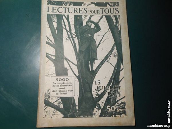 lecture pour tous du 15 juillet 1915   pa34 6 Gr�zieu-la-Varenne (69)