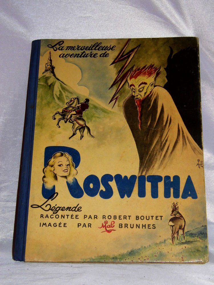 Livre ancien la merveilleuse aventure de ROSWITHA 1947 30 Dunkerque (59)
