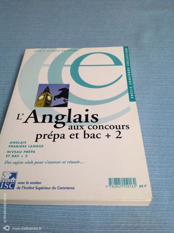Livre : l'anglais pr�pa et bac+2 4 Villepinte (93)