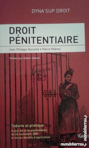 Livre Droit P�nitentiaire 20 Theix (56)