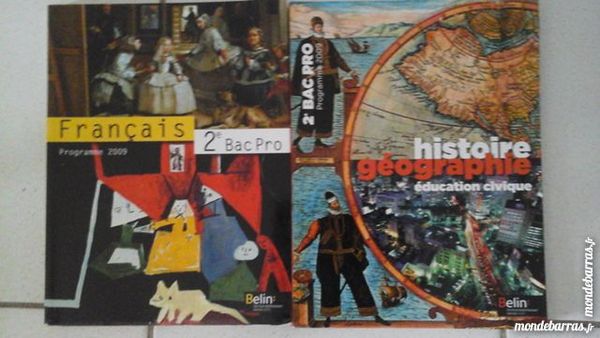 Livre Seconde bac pro 18 Arcens (07)