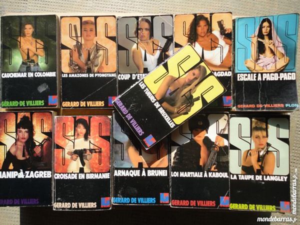 livres de collection SAS (36) et ESPIONNAGE (27) 20 Troyes (10)