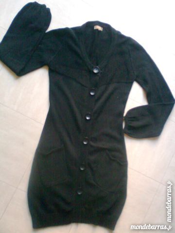 long gilet noir - M  - zoe 5 Martigues (13)