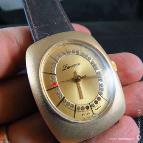 LUCERNE montre unisexe Suisse m�canique 1975 MEC00 85 Metz (57)