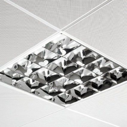 Luminaire Mazda 4 x 18 w DBP Alu 60 �tr�chy (91)