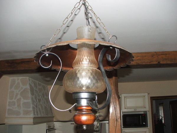 Lustre en cuivre 15 Saint-Martin-sur-Ocre (45)