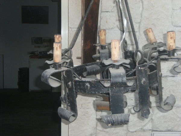 lustre en fer forg� rustique 50 Montayral (47)