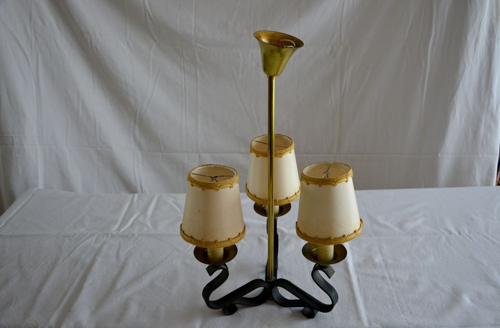 Lustre � trois branches 25 Chevry-Cossigny (77)