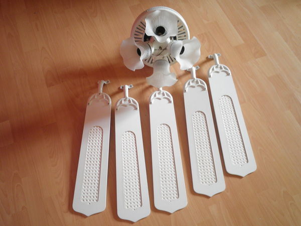 lustre ventilateur de plafond avec �clairages 30 Pamfou (77)