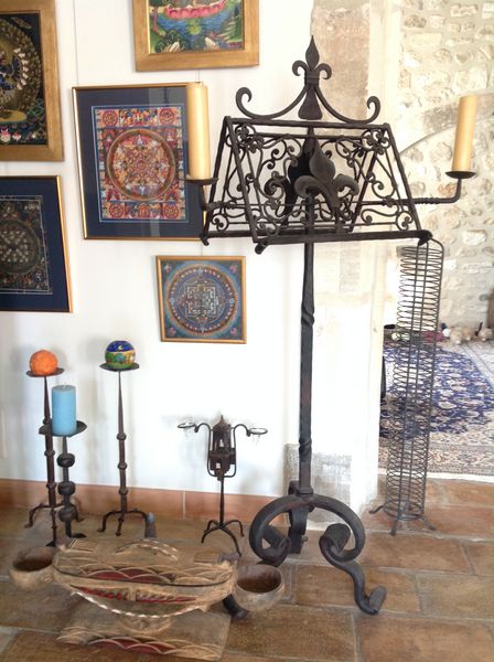 Lutrin en fer forg� 1900 Fontvieille (13)