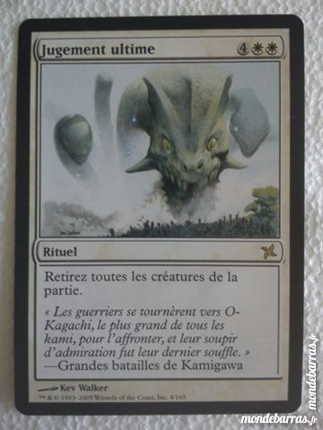 Magic - Tra�tres de Kamigawa - Jugement ultime 1 Strasbourg (67)