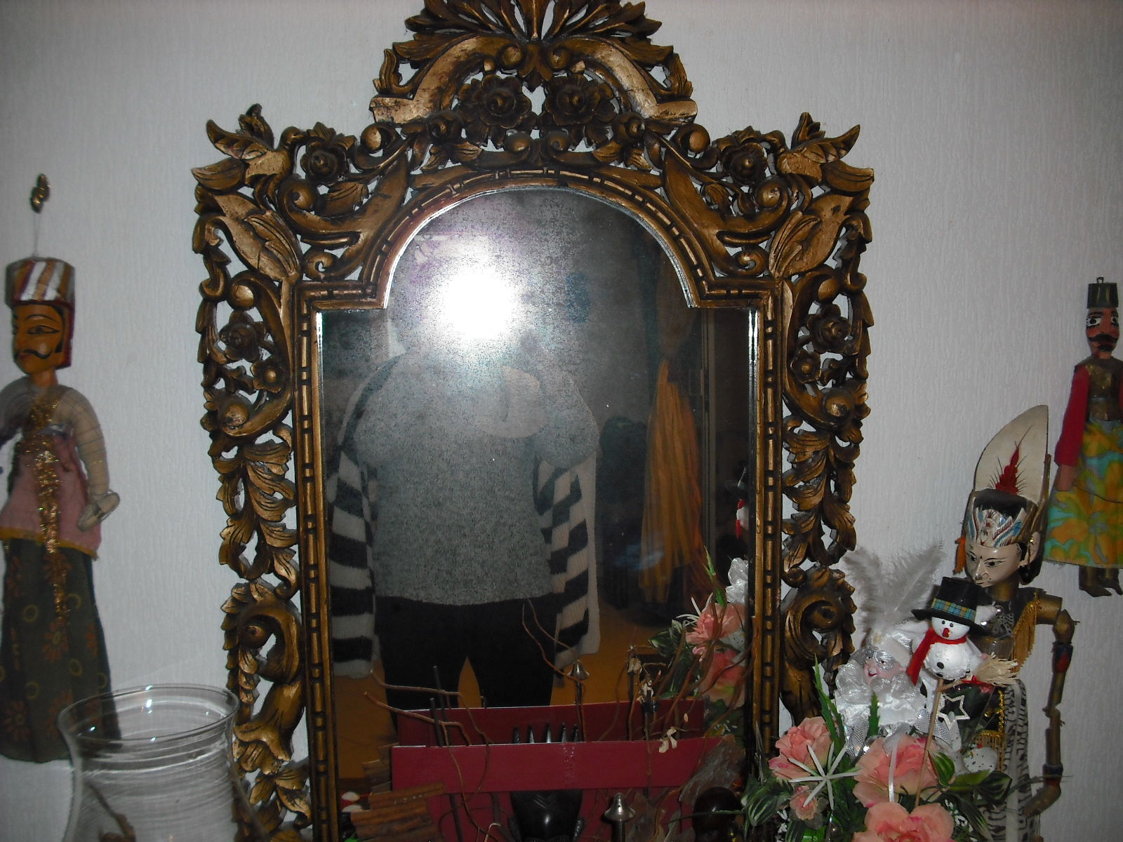 MAGNIFIQUE MIROIR ENCADREMENT BOIS SCULPTE 100 Montpellier (34)