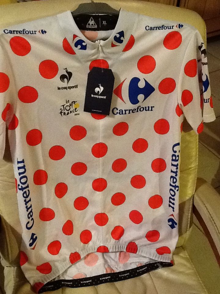 Maillot cycliste � pois 30 Lourdes (65)