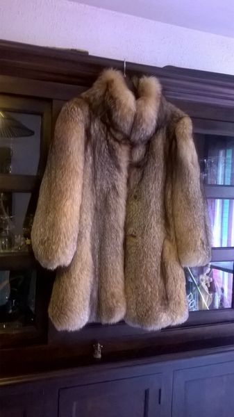 manteau renard fauve manches boules taille 44/46 0 Nice (06)