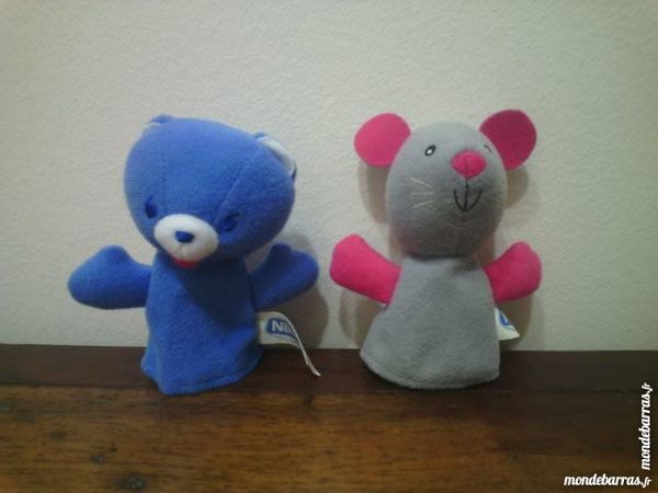 Lot de 2 marionnettes � doigts ours et souris 3 Reims (51)