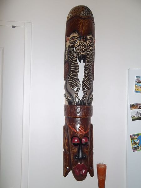 Masque africain hauteur 100 cm 10 Halluin (59)