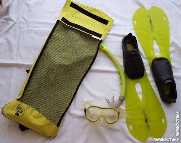 Kit masque + tuba + palmes (taille 39) 15 Paris 18 (75)