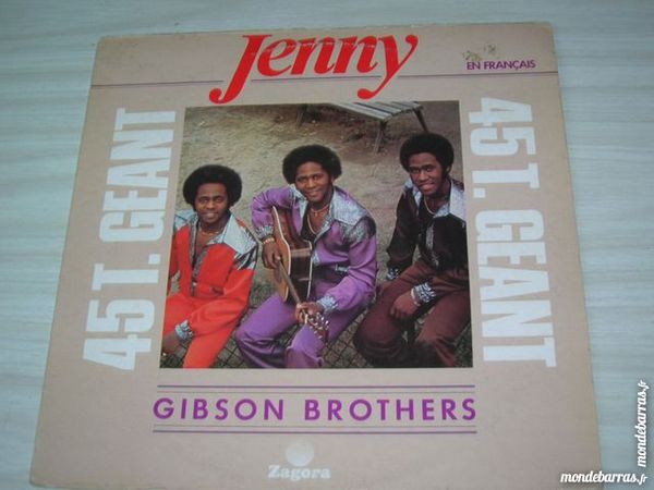 MAXI 45 TOURS des GIBSON BROTHERS Jenny 9 Nantes (44)