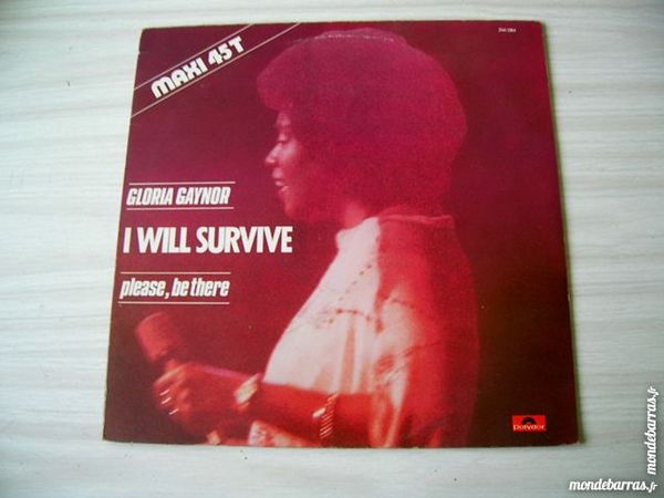 MAXI 45 TOURS GLORIA GAYNOR I will survive 21 Nantes (44)