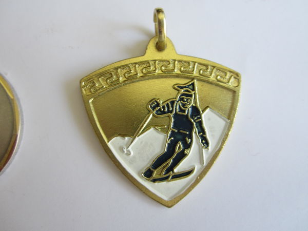 LOT de  10 m�dailles - SKI - m�tal couleur or -neuves 5 Sassenage (38)