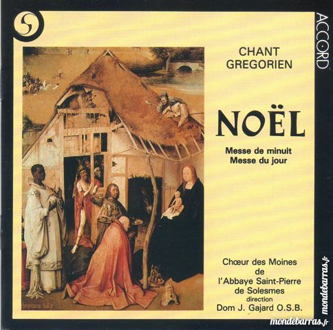 CD's & microsillons de Chant Gr�gorien 6 Bitry (60)