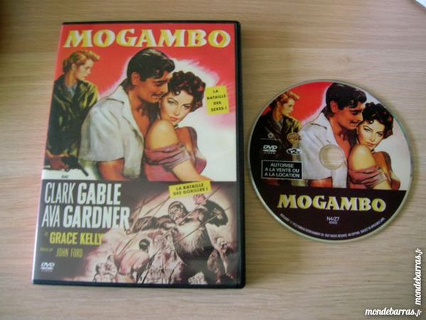 DVD MOGAMBO - Clark Gable/Ava Gardner/Grace Kelly 8 Nantes (44)