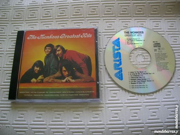 CD THE MONKEES Greatest Hits 8 Nantes (44)