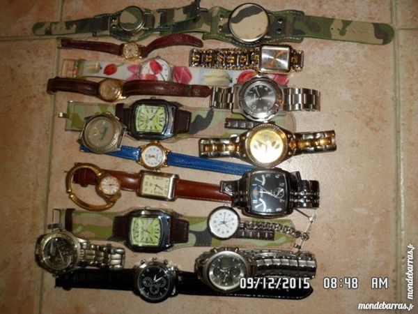  36 montres   vintage  ,4 militaires,3 plaqu�es or  90 Porch�res (33)