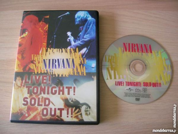 DVD NIRVANA Live ! Tonight ! Sold out! NEUF 7 Nantes (44)