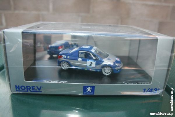 NOREV 1/43 peugeot 206cc saison 2002 22 Jouy-le-Moutier (95)
