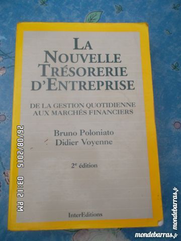 LA NOUVELLE TRESORERIE D ENTREPRISE*3E*KIKI60230 3 Chambly (60)