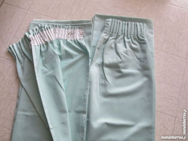 paire double rideau vert p�le 20 Fontenay-aux-Roses (92)