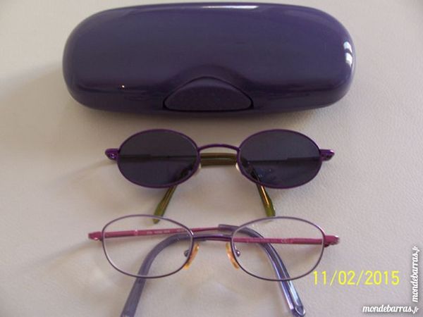 2 PAIRES DE MONTURES LUNETTES POUR PETITE FILLE 30 Les �glisottes-et-Chalaures (33)