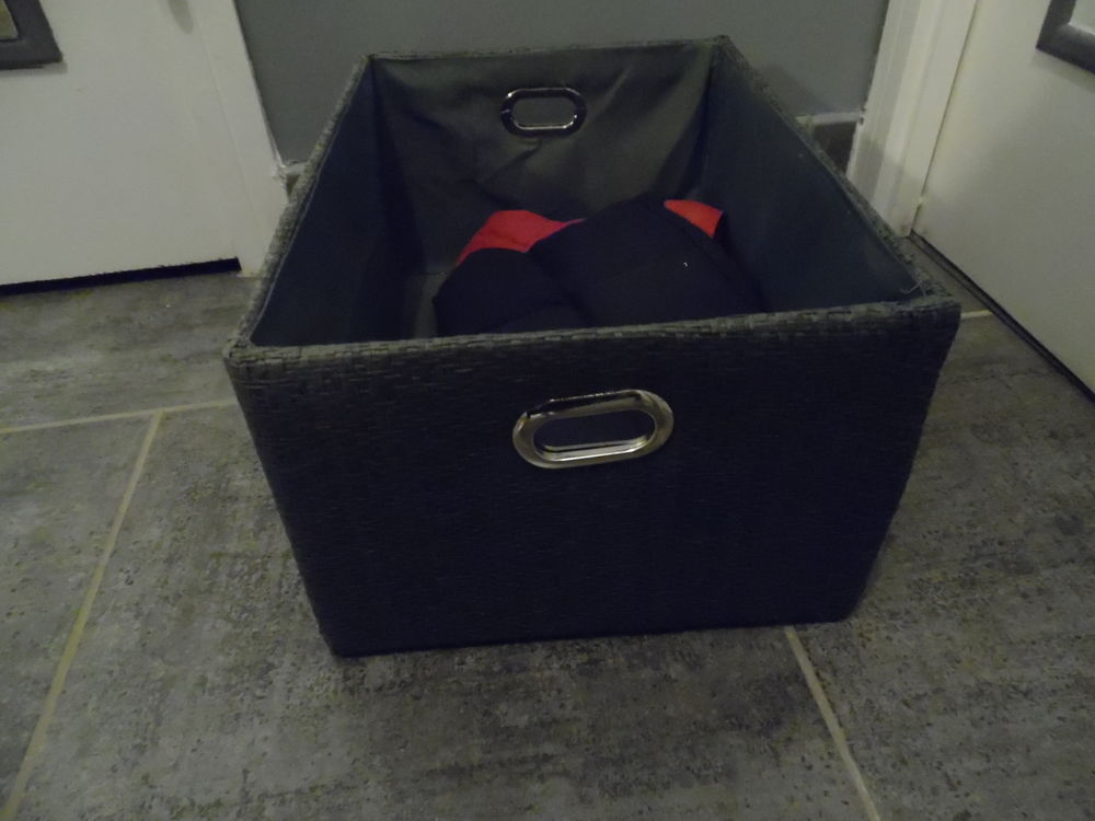 panier de rangement rigide coloris gris anthracite 5 Abbeville (80)