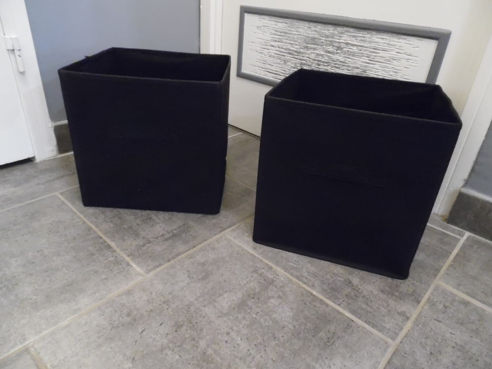 paniers en tissu, noir, NEUFS 3 Abbeville (80)