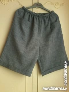 Pantacourt/short long neuf gris T3 40/42 4 Saint-Martin-au-La�rt (62)