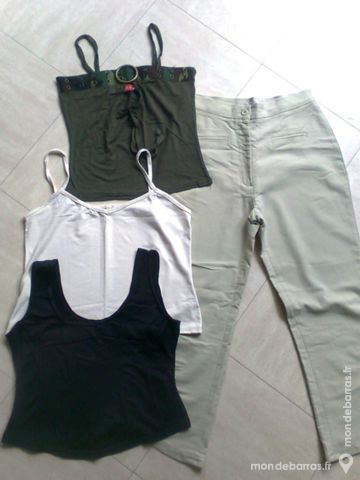 Lot de PANTALON et DEBARDEURS - 10 ans - zoe 2 Martigues (13)